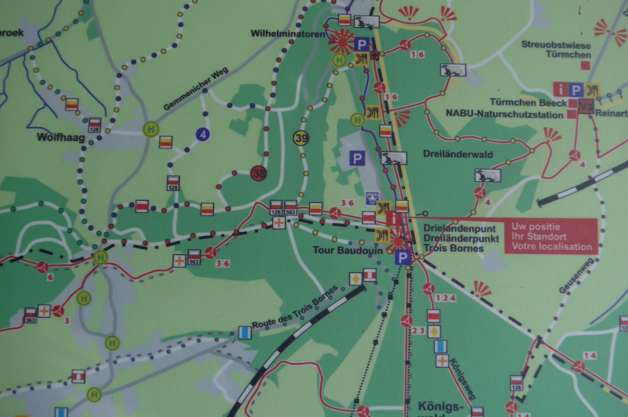 trojmezí schematická mapa